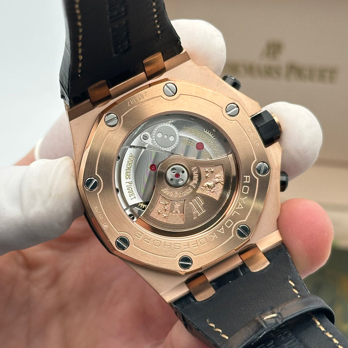 Audemars Piguet Royal Oak Offshore Chronograph – Rose Gold – Black Dial – Swiss Super Clone 1:1