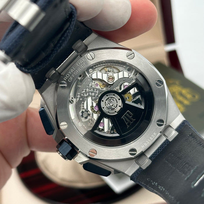 Royal Oak Offshore Chronograph Blue Dial 44MM – Stainless Steel Case | Swiss Super Clone 1:1
