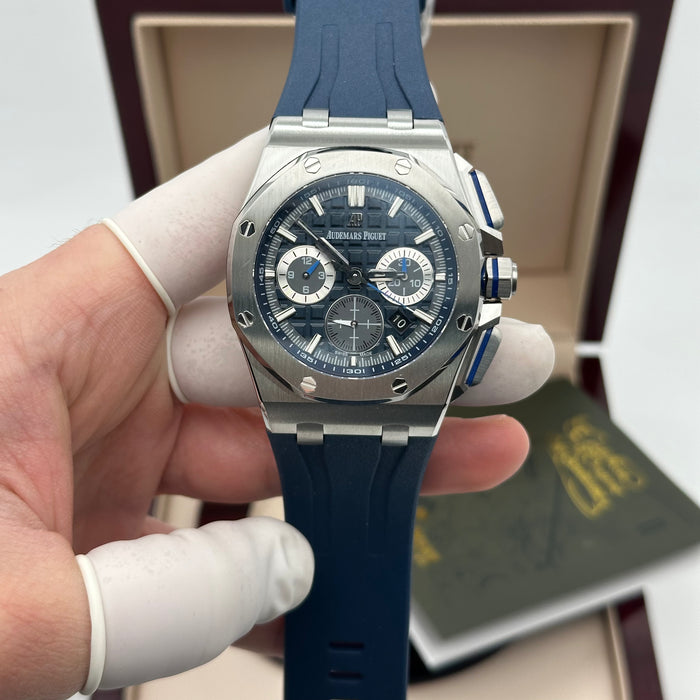 Audemars Piguet Royal Oak Offshore Chronograph, 44mm "Bucherer Blue" Edition - Swiss Super Clone