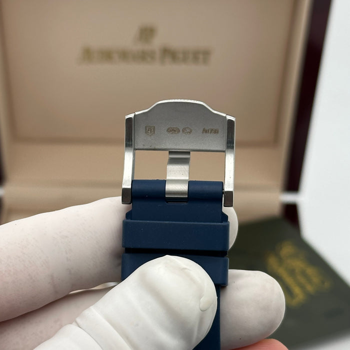 Audemars Piguet Royal Oak Offshore Chronograph 42MM – Blue Dial / Blue Rubber Strap - Swiss Super Clone