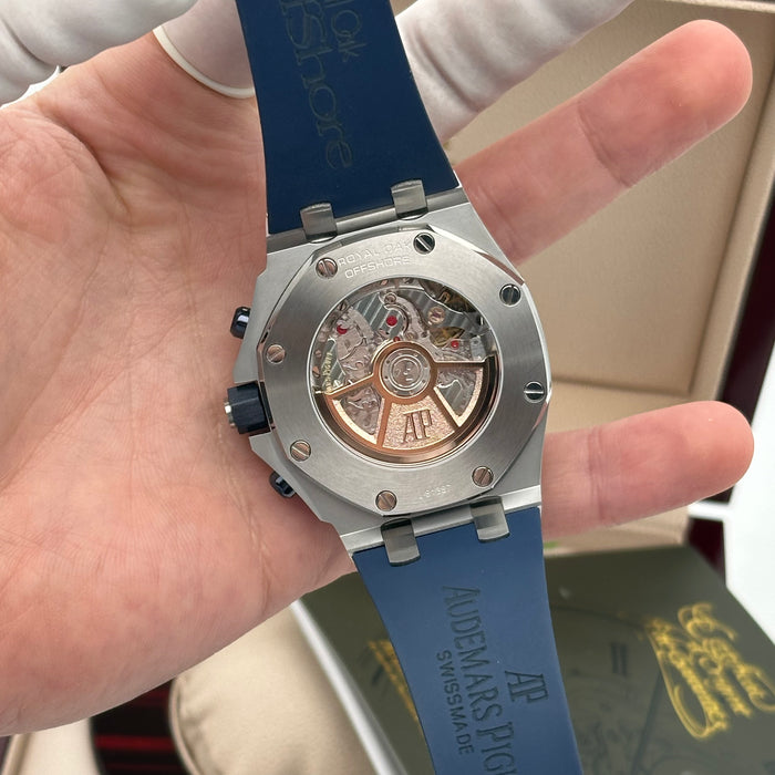 Audemars Piguet Royal Oak Offshore Chronograph – Navy Blue Dial / Blue Rubber Strap