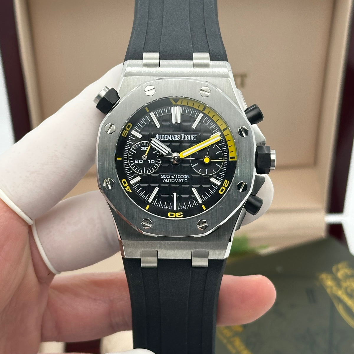 Audemars Piguet Royal Oak Offshore Diver Chronograph 42MM – Black Dial ...