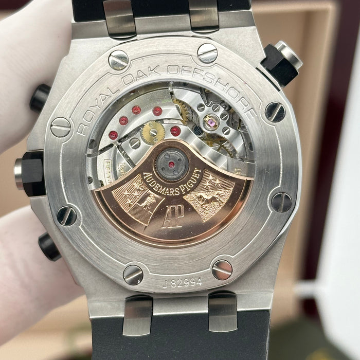 Audemars Piguet Royal Oak Offshore Diver Chronograph 42MM – Black Dial / Yellow Accents - Swiss Super Clone