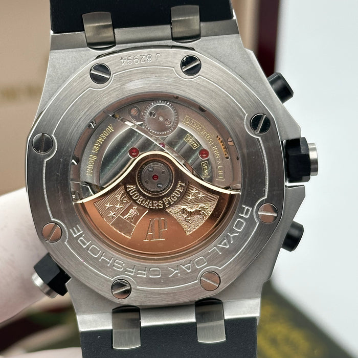 Audemars Piguet Royal Oak Offshore Diver Chronograph 42MM – Black Dial / Yellow Accents - Swiss Super Clone