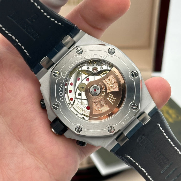 Audemars Piguet Royal Oak Offshore Chronograph 42MM – Blue Dial / Blue Leather Strap - Swiss Super Clone