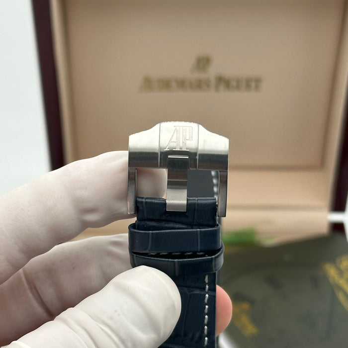 Audemars Piguet Royal Oak Offshore Chronograph 42MM – Blue Dial / Blue Leather Strap - Swiss Super Clone