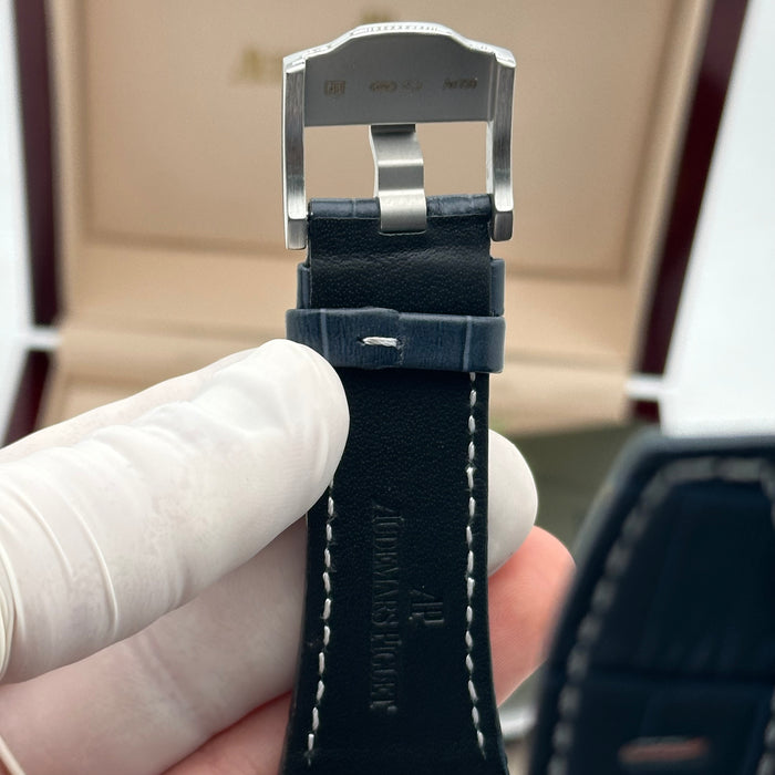 Audemars Piguet Royal Oak Offshore Chronograph 42MM – Blue Dial / Blue Leather Strap - Swiss Super Clone