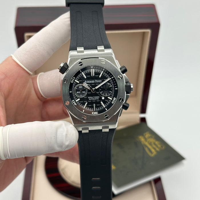 Audemars Piguet Royal Oak Offshore Diver Chronograph 42MM – Black Dial (Swiss Super Clone)