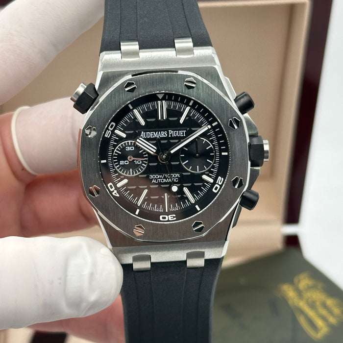 Audemars Piguet Royal Oak Offshore Diver Chronograph 42MM – Black Dial (Swiss Super Clone)