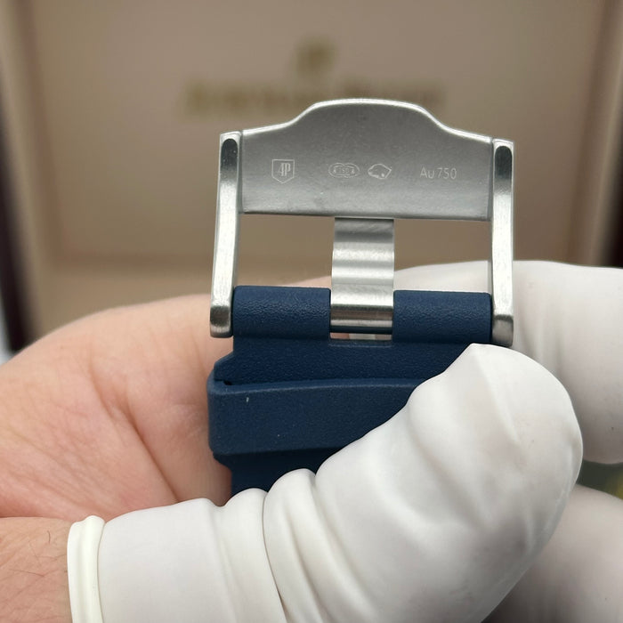 Royal Oak Offshore Chronograph Blue Dial 44MM – Blue Rubber Strap | Swiss Super Clone 1:1