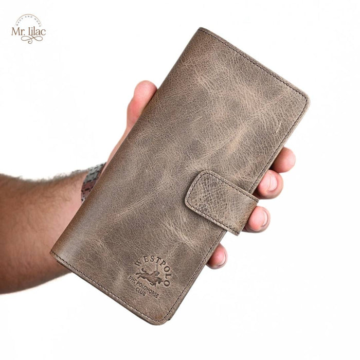 Original West Polo Leather Long Wallet