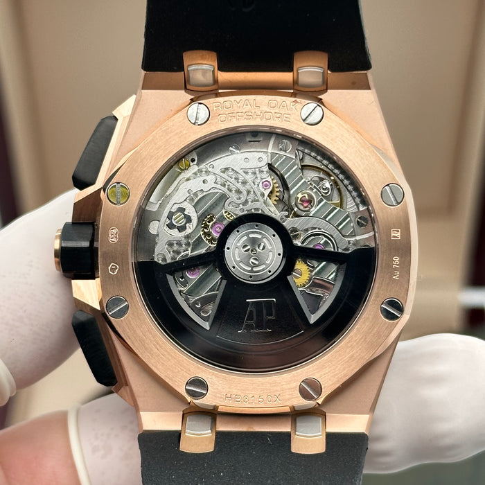 Royal Oak Offshore Chronograph Black Dial 44MM – Rose Gold Case | Swiss Super Clone 1:1