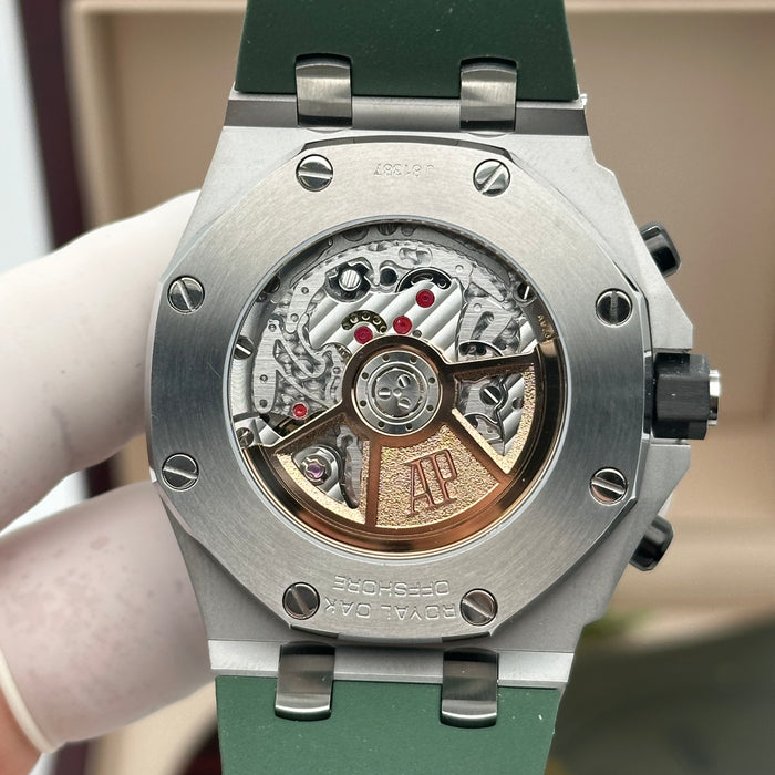 Royal Oak Offshore Chronograph Green Dial 44MM – Stainless Steel Case | Swiss Super Clone 1:1