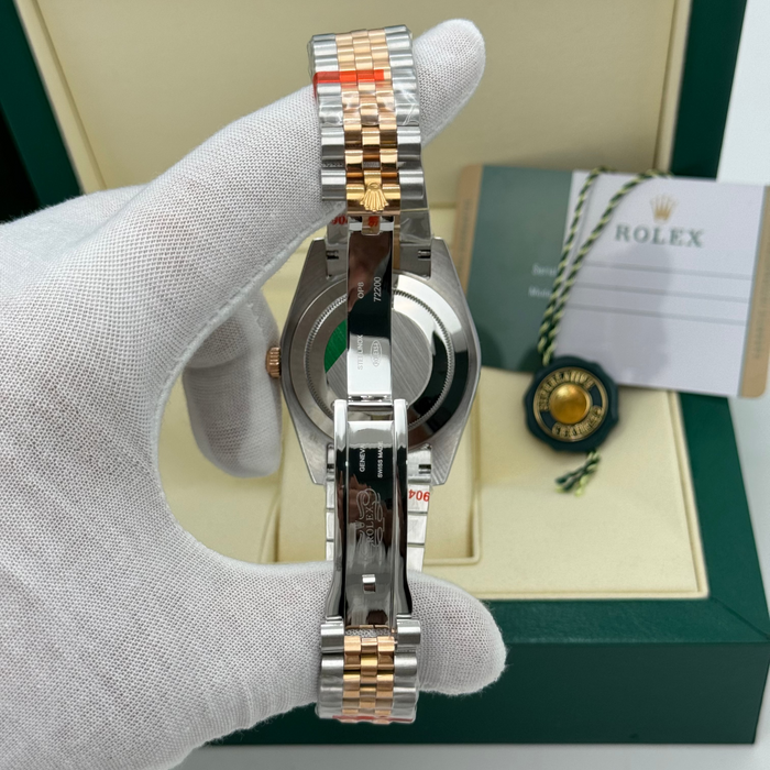 Rolex Datejust 36MM – Two-Tone Rose Gold & Steel with Diamond Dial (5A+)