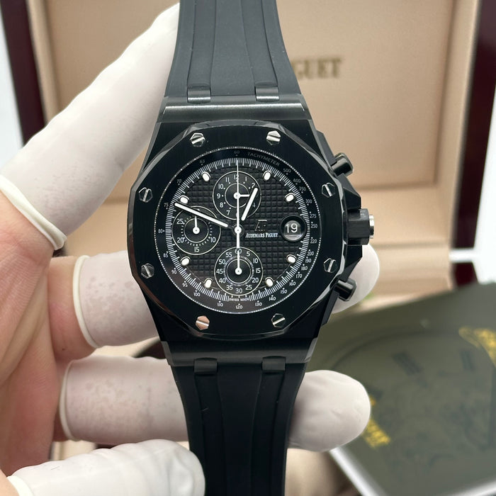 Audemars Piguet Royal Oak Offshore Chronograph 42MM – Full Black Edition - Swiss Super Clone