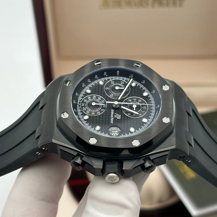 Audemars Piguet Royal Oak Offshore Chronograph 42MM – Full Black Edition - Swiss Super Clone