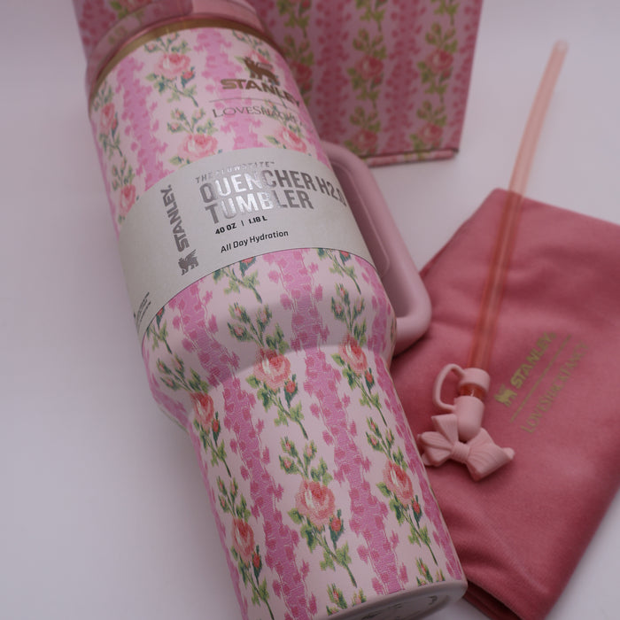Stanley Love Shack Fancy Quencher H2.0 Tumbler 1.18L