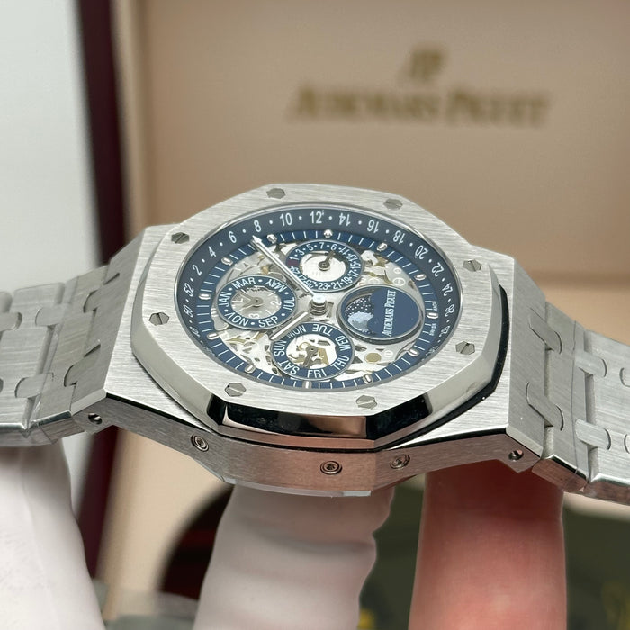 Royal Oak Perpetual Calendar Skeleton Dial 41MM – Stainless Steel | Swiss Super Clone 1:1