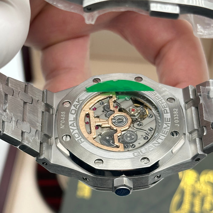 Royal Oak Perpetual Calendar Skeleton Dial 41MM – Stainless Steel | Swiss Super Clone 1:1