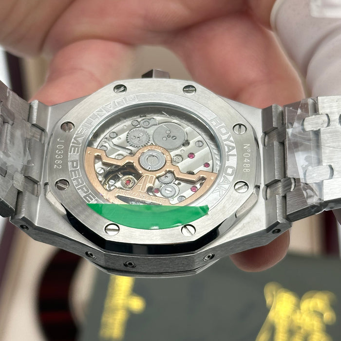 Royal Oak Perpetual Calendar Skeleton Dial 41MM – Stainless Steel | Swiss Super Clone 1:1