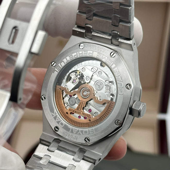 Royal Oak Burgundy Sunburst Dial 41MM – Stainless Steel Bracelet | Swiss Super Clone 1:1