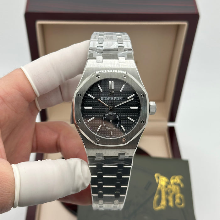 Royal Oak Small Seconds Black Dial – Stainless Steel | Swiss Super Clone 1:1