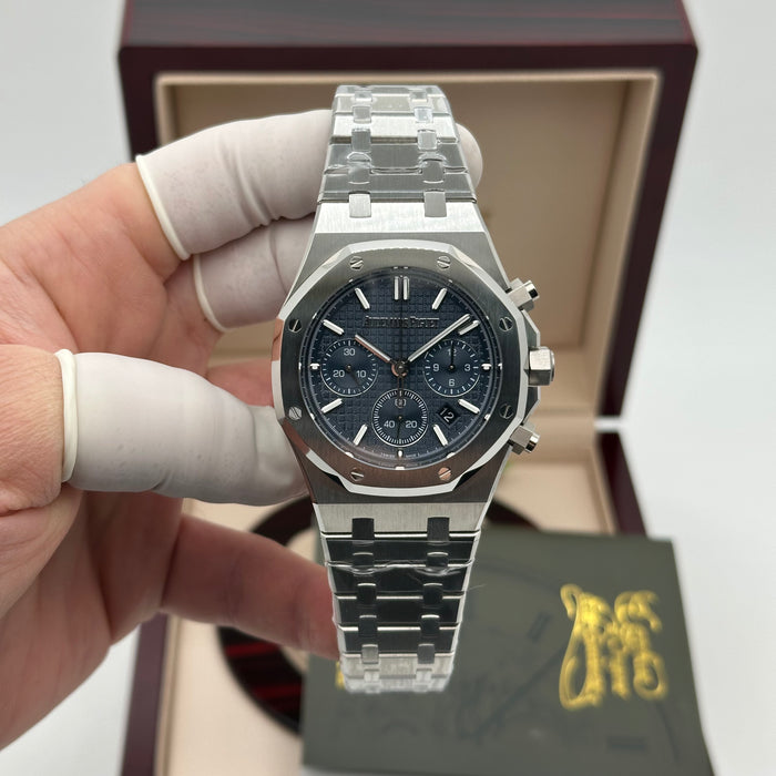 Royal Oak Chronograph Blue Dial – Stainless Steel | Swiss Super Clone 1:1