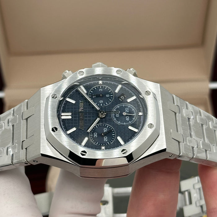 Royal Oak Chronograph Blue Dial – Stainless Steel | Swiss Super Clone 1:1