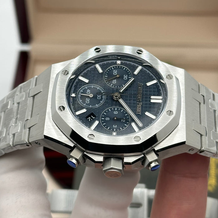Royal Oak Chronograph Blue Dial – Stainless Steel | Swiss Super Clone 1:1