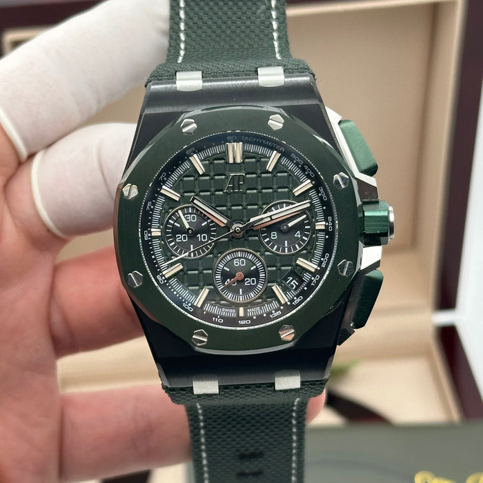 Audemars Piguet Royal Oak Offshore Chronograph 42MM – Green Edition - Swiss Super Clone