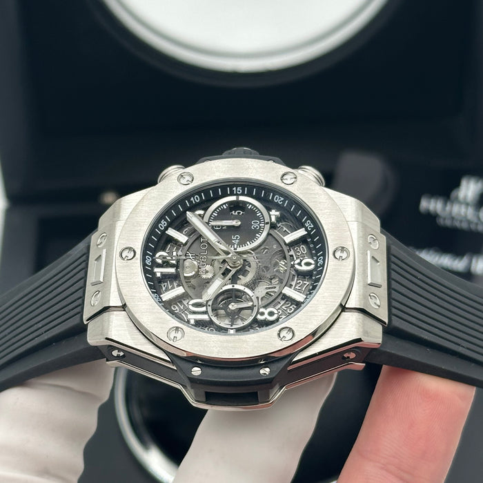 Hublot Big Bang Titanium Skeleton Chronograph 44MM – Swiss Super Clone