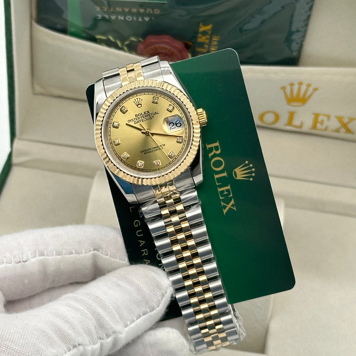 Rolex Datejust 36mm Two-Tone Gold Dial