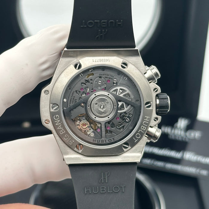 Hublot Big Bang Titanium Skeleton Chronograph 44MM – Swiss Super Clone