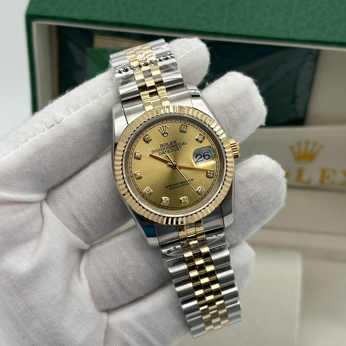 Rolex Datejust 36mm Two-Tone Gold Dial