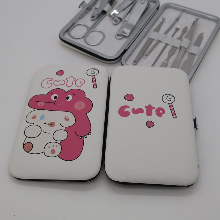8 Piece Scissors Nail Art Tool Set Home Daily Care Kit Hand and Foot Care Tools