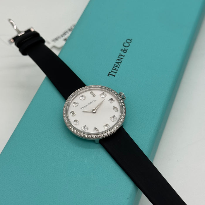 Tiffany & Co. Cocktail Oval Diamond Bezel Women’s Watch – White Dial