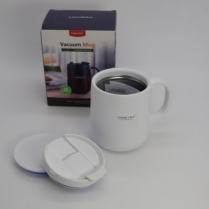 Pinkah Stainless Steel  Vacuum Thermos Cup Mug 390ml*