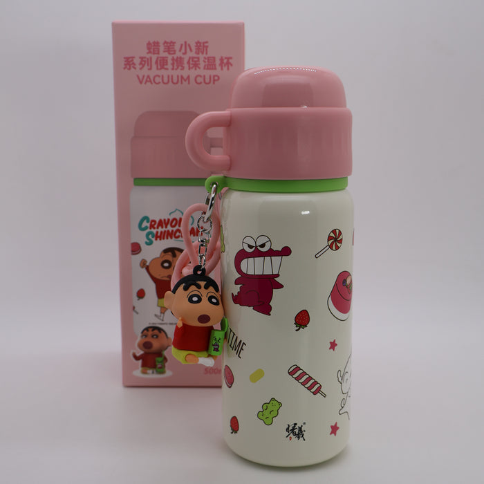Crayon Shinchan ,Snoopy Peanuts , My Little Pony Thermo Bottle Vacuum Cup 500mL