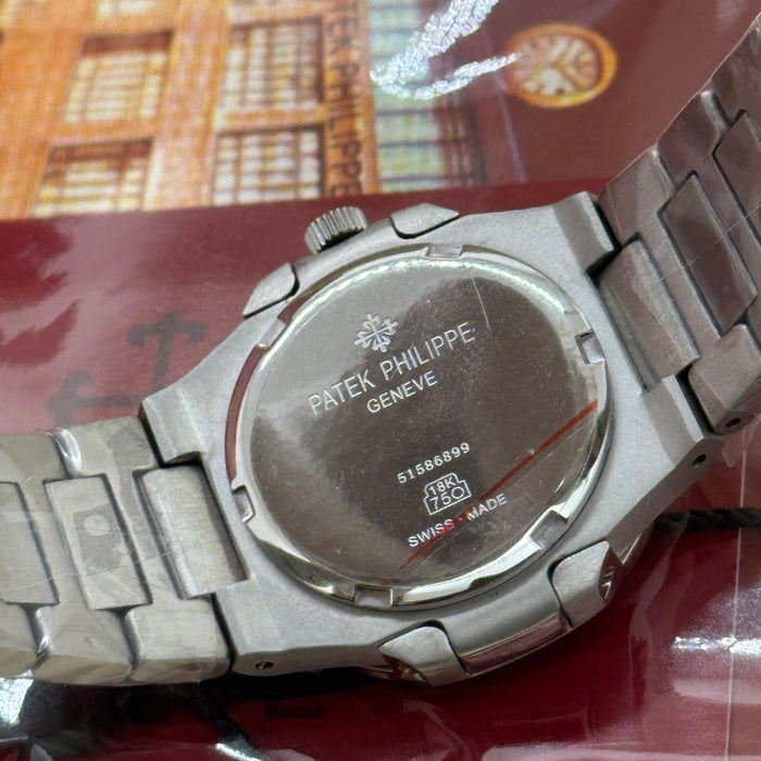 Patek Philippe Nautilus Ladies Watch – Diamond Bezel, Blue Dial, Stainless Steel