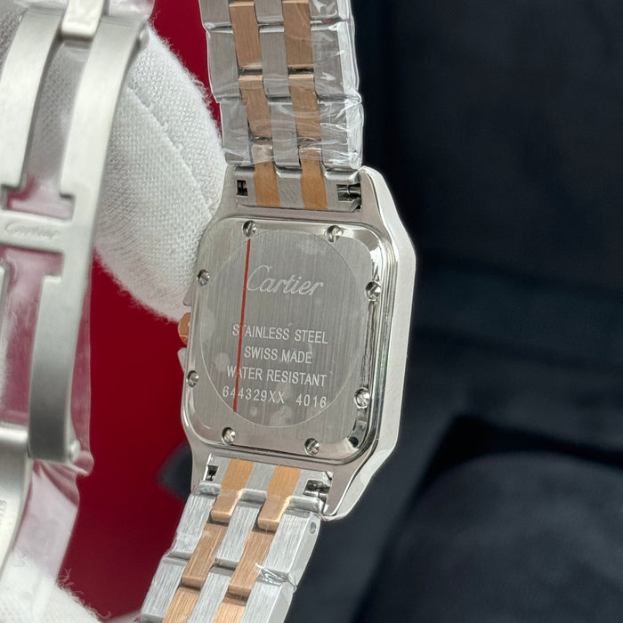 Cartier Panthère de Cartier 27MM Ladies Watch – Two-Tone Steel & Gold, Pink Dial