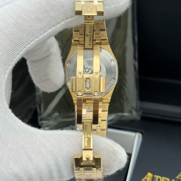 Audemars Piguet Royal Oak – Yellow Gold, Green Tapisserie Dial