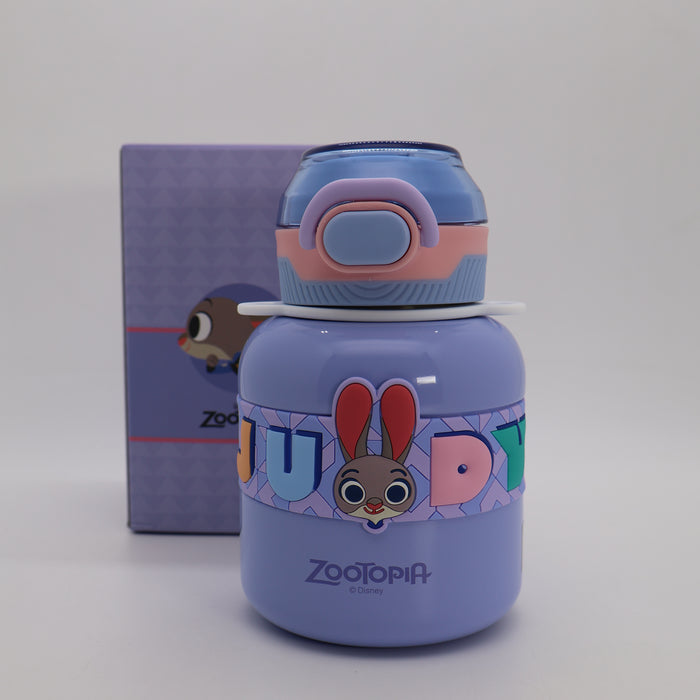 Disney Stitch & Zootopia 530mL  Vacuum Stainless Steel Water Bottle