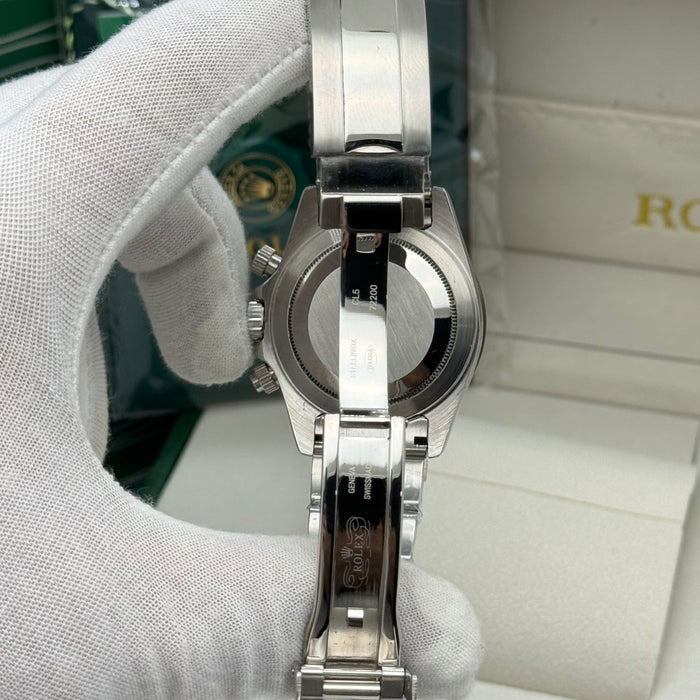 Rolex Daytona Cosmograph Platinum – Ice Blue Dial & Chestnut Brown Bezel (5A+)