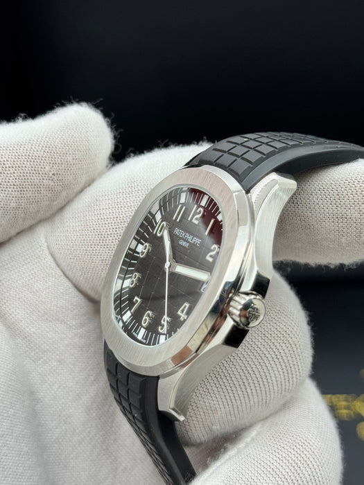 Patek Philippe Aquanaut Stainless Steel – Black Dial Rubber Strap