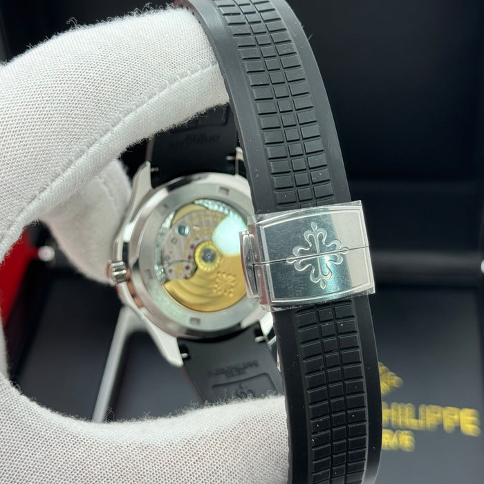 Patek Philippe Aquanaut Stainless Steel – Black Dial Rubber Strap