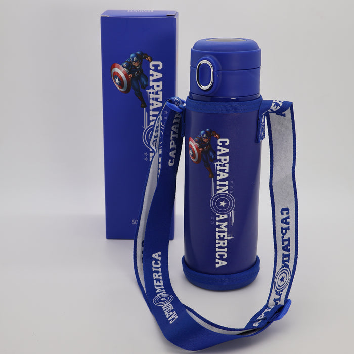 Disney Cartoon Water Cup Bottle Vacuum Cup Accompanying Thermos Cup 480mL