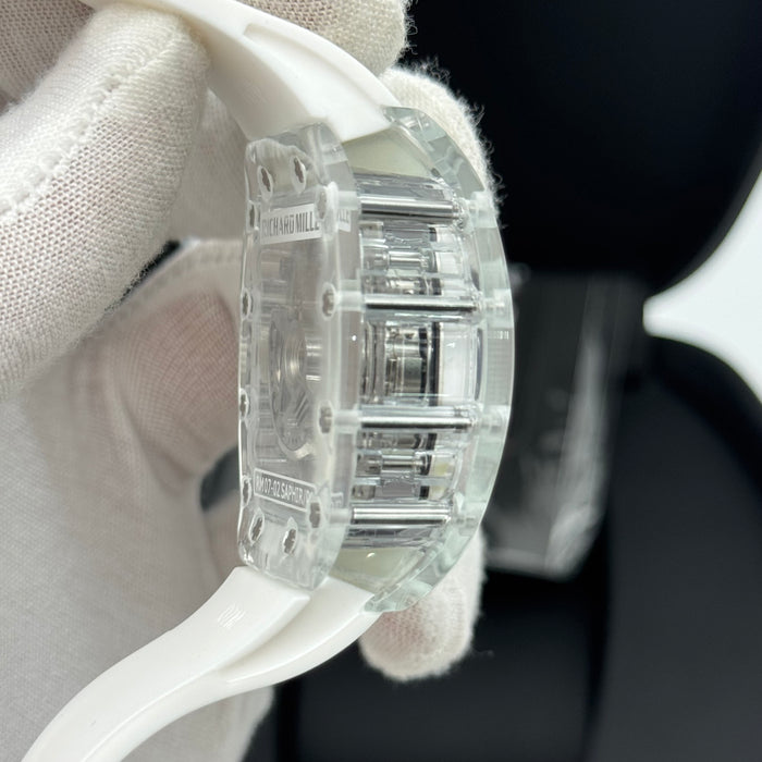 Richard Mille RM 07-02 Sapphire – Diamond Bezel White Strap