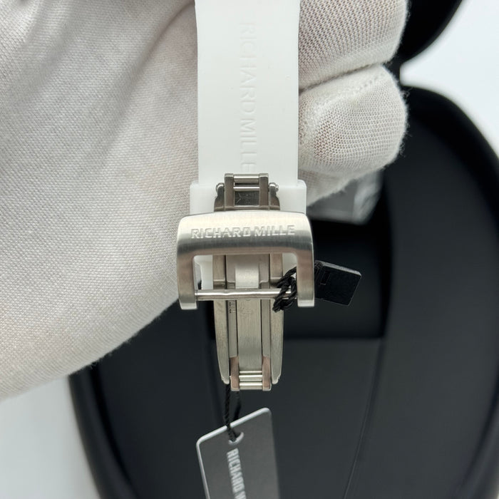Richard Mille RM 07-02 Sapphire – Diamond Bezel White Strap