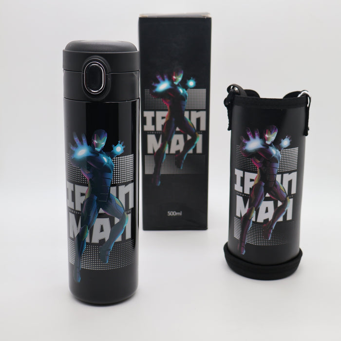 Disney Cartoon Water Cup Bottle Vacuum Cup Accompanying Thermos Cup 480mL