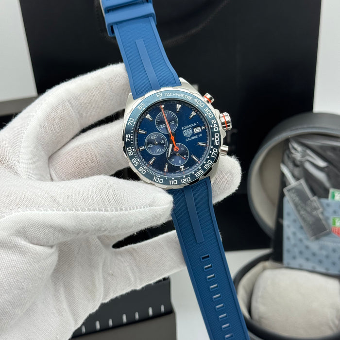 TAG Heuer Formula 1 Calibre 16 Chronograph Men’s Watch – Blue Dial